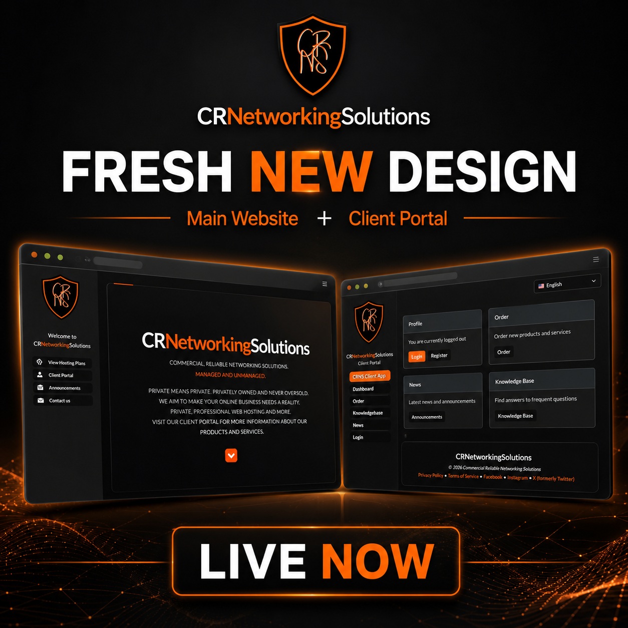 CRNetworkingSolutions’ Fresh New Design Is Live!
