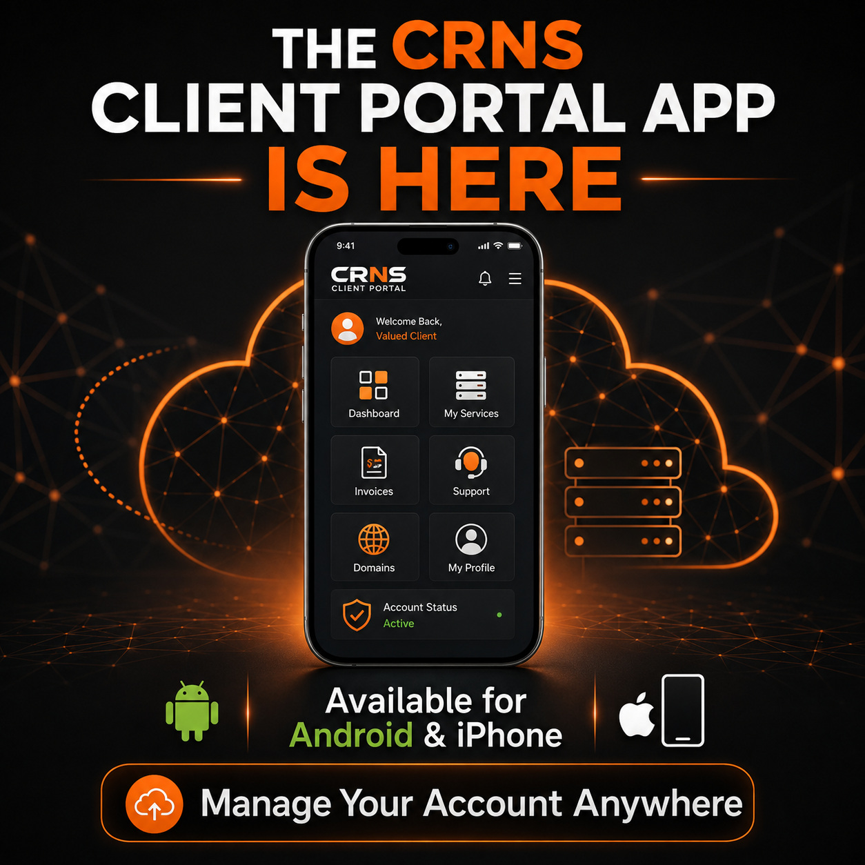 The CRNetworkingSolutions Client Portal App Is Here!